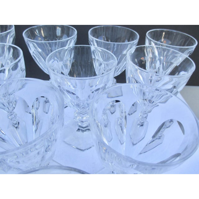 Transparent Baccarat Water Goblets -Set of 10 For Sale - Image 8 of 10