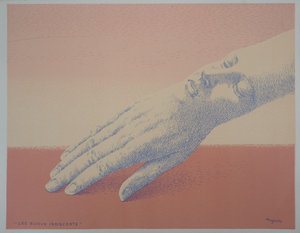 René Magritte, Les bijoux indiscrets, Lithograph