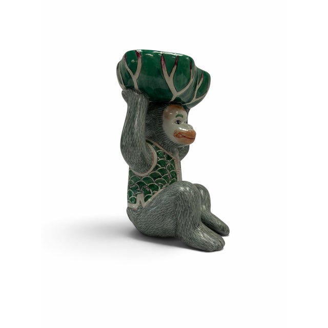 Add a touch of timeless whimsey and classic tailored charm to your space with this lovely Chinoiserie sculptural ceramic...