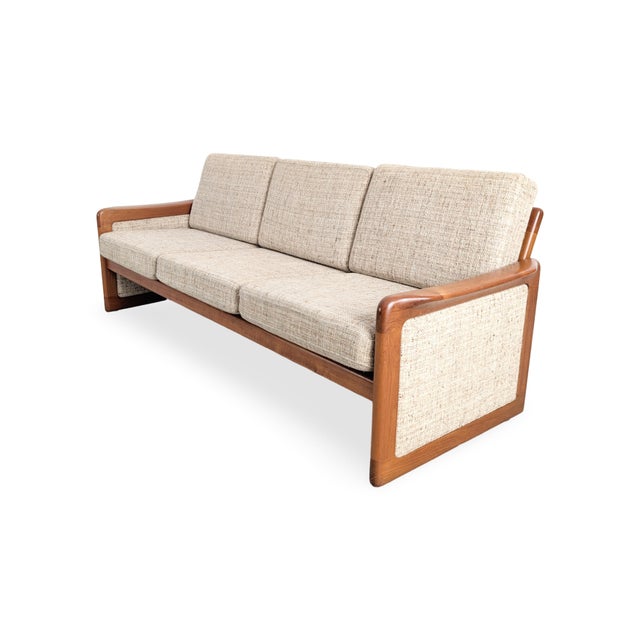 Dyrlund Mid-Century Danish Teak Sofa from Dyrlund For Sale - Image 4 of 8