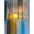 Multicolored Squared Murano Glass Wall Sconces from Simoeng, Set of 2 For Sale - Image 6 of 14