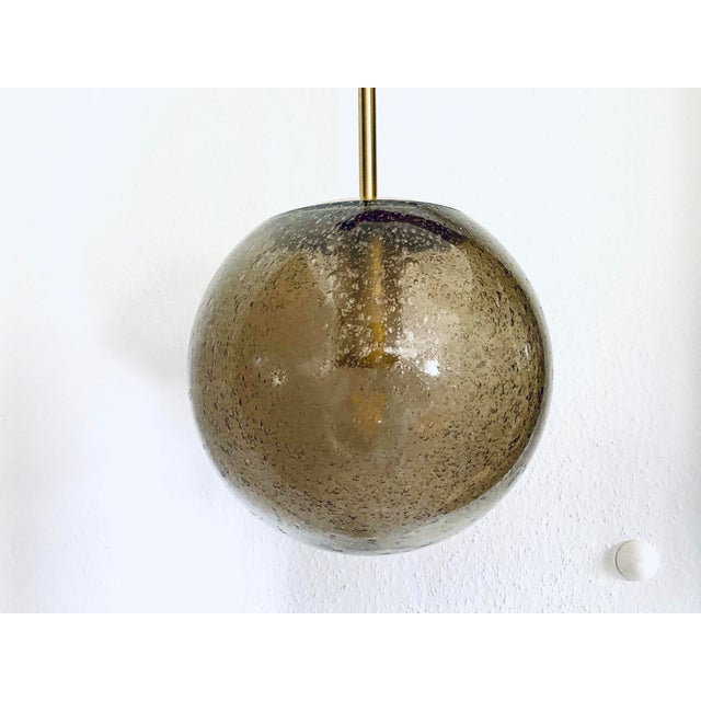 Mid-Century Globe Air Bubbles Ball Hanging Lamp from Peill & Putzler, 1960 For Sale - Image 6 of 13