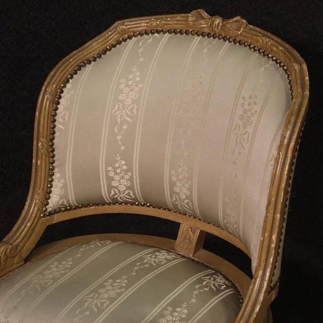 Wood Set of Louis XVI Style Chairs, 1960s For Sale - Image 7 of 13