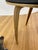 Brown 1960s Nuevo Satine Dining Chairs With Black Leather Seats - Set of 4 For Sale - Image 8 of 9