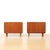 1960s 1960s Pair of Danish Modern Slim Teak Sideboard Cabinets Attributed Kai Kristiansen For Sale - Image 5 of 14