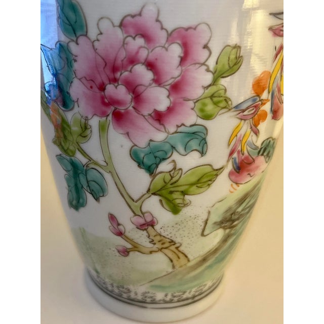 Mid-Century Chinoiserie Vase For Sale - Image 4 of 11