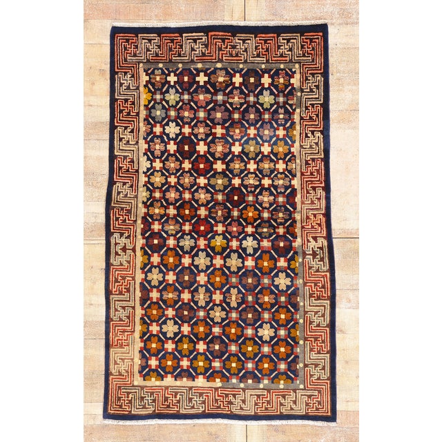 Antique Chinese Peking Rug, 03'11 X 06'09 For Sale - Image 10 of 10