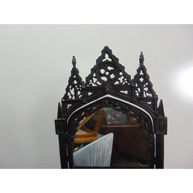 Gothic Cast Iron Standing Dresser Mirror Chairish