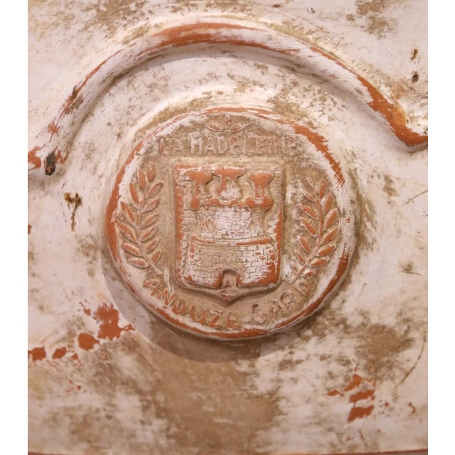 Ceramic French Handmade Terracotta Anduze Bowl Urn Planter by La Madeleine For Sale - Image 7 of 12