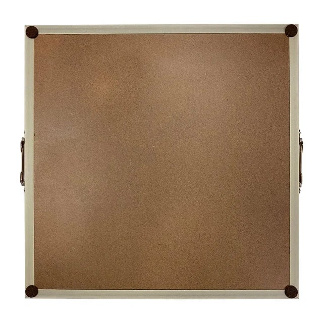 Contemporary Contemporary Swans Tray With Brass Handles, Large For Sale - Image 3 of 5