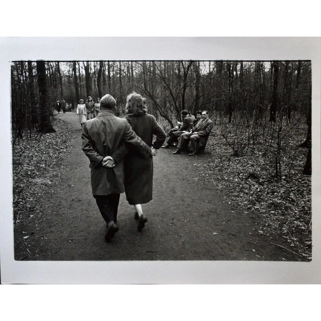 A Walk in the Park, Germany, 1950s For Sale - Image 4 of 4