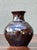 Mid-Century Modern Solomon Signed Brown Ceramic Vase For Sale - Image 3 of 12