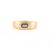 Genuine Tanzanite Ring in 18k Solid Yellow Gold Size 4 For Sale - Image 4 of 12