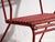 Red Garden Chairs, 1920s, Set of 4 For Sale - Image 17 of 18