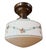 This handpainted ceiling light will look great in an entryway, kitchen, bathroom or bedroom. Perfect for a sunroom, office...