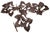 A modern brutalist brass metal wall sculpture Paul D. Wellington. Signed by the artist. Circa 1970s. Classic mid century...