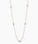 Roberto Coin, 18k Yellow Gold and Diamond Station Necklace For Sale - Image 4 of 4