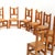 1970s Handmade Oak Chairs, 1970s, Set of 8 For Sale - Image 5 of 16