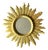 Mid-Century Italian Giltwood Sunburst Mirror, 1960s For Sale
