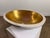 Vintage Sherle Wagner Italian Porcelain Undermount Sink With Gold Interior For Sale - Image 11 of 17