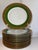 1900 - 1909 1900s Ch. Field Haviland Limoges France “Label De Qualité” Forest Green & Gold Encrusted 48-Piece Formal Dinner Service for 12 For Sale - Image 5 of 11