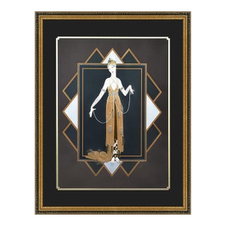 1980s Florida (Pearl Dress), Erté For Sale