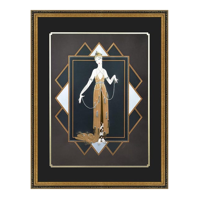 1980s Florida (Pearl Dress), Erté For Sale