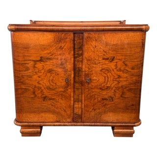 Vintage Sideboard in Burl Wood, 1940s For Sale