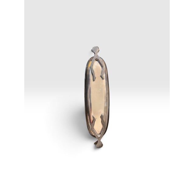 Metal Carrol Boyes “At Ease” Sculptural Aluminum Canoe Bowl, South Africa For Sale - Image 7 of 10