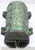 1990s Vintage Mid-Century Tibetan Folding Buddhist Triptych Shrine Altar Cast Bronze-Verdigris For Sale - Image 5 of 10