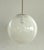Metal Vintage Brass Pendant with Murano Tessuto Glass Sphere from Venini, 1970s For Sale - Image 7 of 16