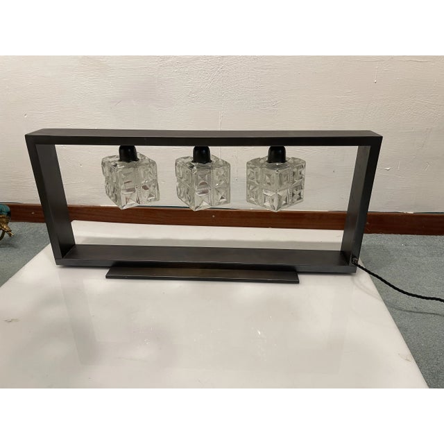 Vintage Brutalist Table Lamp, 1970s For Sale - Image 9 of 10