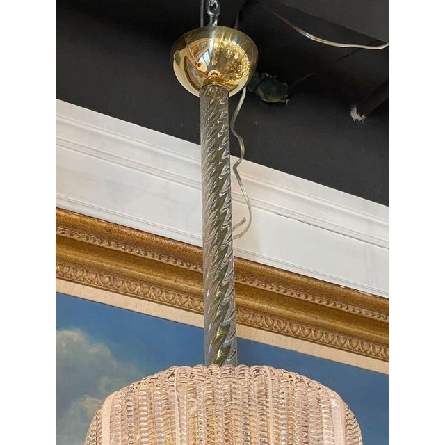 Elegant Murano Glass Lanterns For Sale - Image 4 of 5