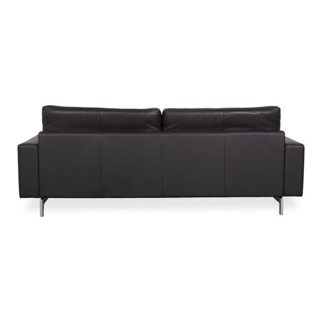 Vida Leather Three-Seater Brown Sofa from Rolf Benz For Sale - Image 10 of 12