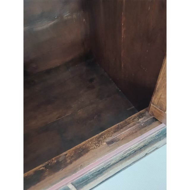 Antique Chinese Hand Painted Hall Cabinet For Sale - Image 14 of 18