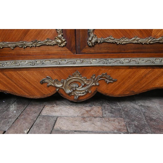 Stone Napoleon III Kingwood Cabinet with Sevres Plaques Chest, 1860 For Sale - Image 7 of 18