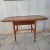 Wood 1950s Drop Leaf Walnut Side Table Copenhagen Lane Altavista For Sale - Image 7 of 16