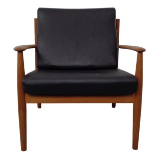 Teak Easy Chair by Grete Jalk for France & Søn / France & Daverkosen, Denmark, 1960s For Sale