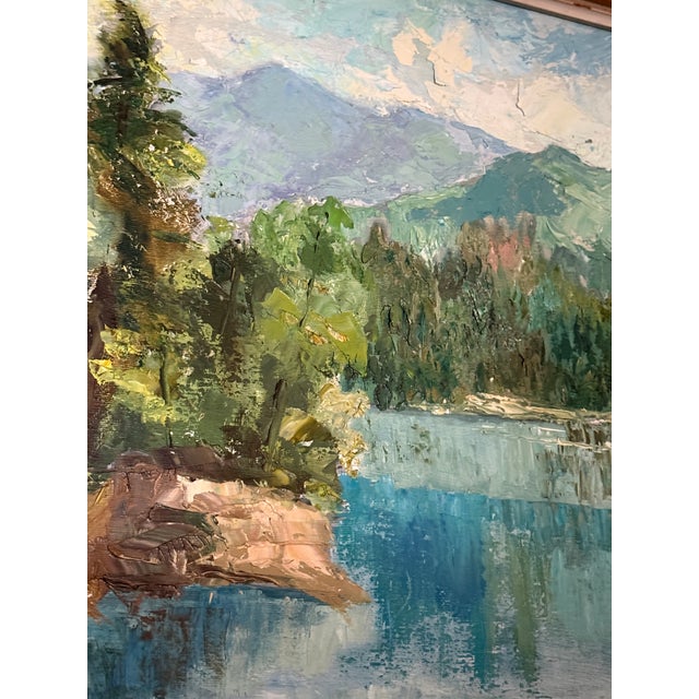 Impressionist V. Sheriff Sailing in California Original Oil Painting Vintage For Sale - Image 3 of 7