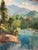 Impressionist V. Sheriff Sailing in California Original Oil Painting Vintage For Sale - Image 3 of 7