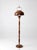 Vintage Faux Bois Floor Lamp With Hand Painted Pinecone Shade For Sale - Image 9 of 18