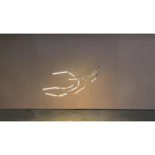 Silver Dafne 160 Silvered Brass Finish Pendant Lamp by Morghen Studio For Sale - Image 8 of 9