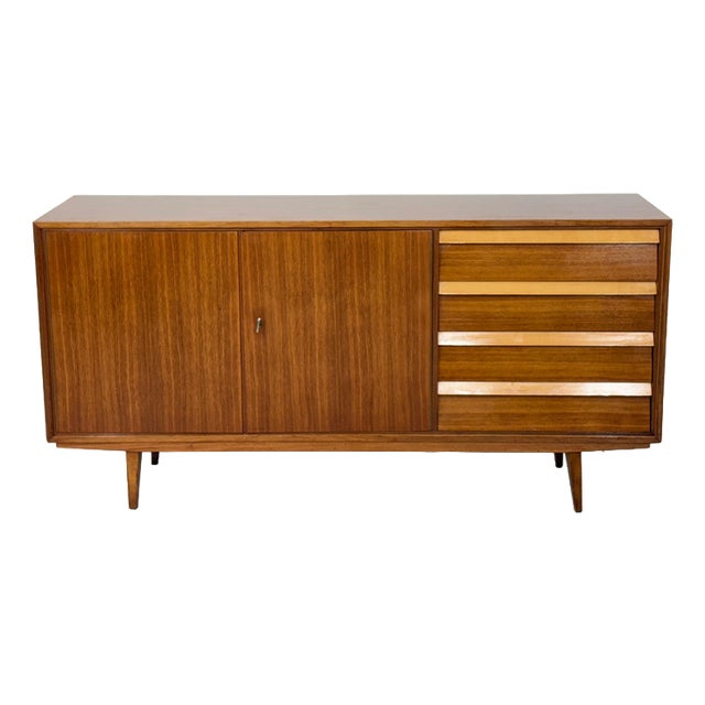 Mid-Century Modern Sideboard in Wood, 1960s For Sale