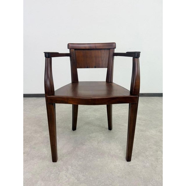 Vintage Art Deco Armchairs, 1920s, Set of 4 For Sale - Image 3 of 10