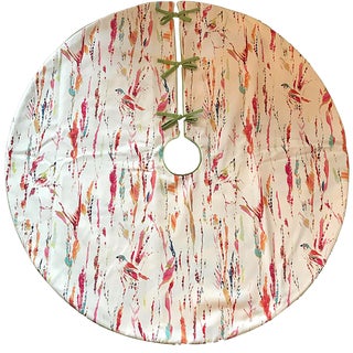 Green Bow Christmas Tree Skirt For Sale