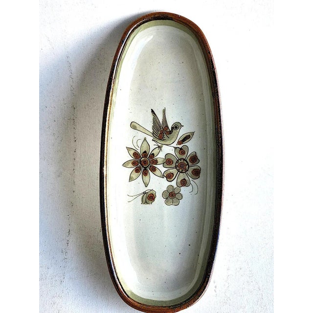 Vintage Ken Edwards El Palomar Tonalá Mexico Ceramic Platter For Sale - Image 9 of 11