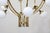Large 20-Light Chandelier in Brass and Opal Spheres in the style of Stilnovo, 1988 For Sale - Image 10 of 13