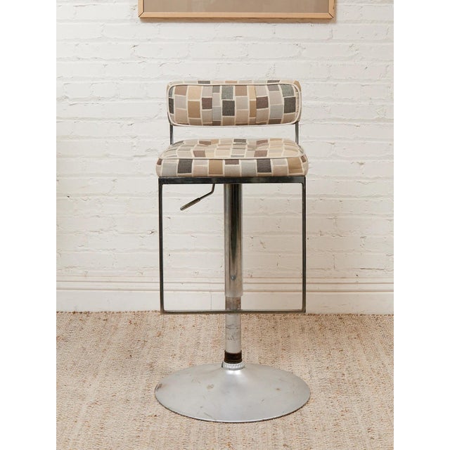 Apricot Mid 20th Century Pair of Retro Stools For Sale - Image 8 of 12