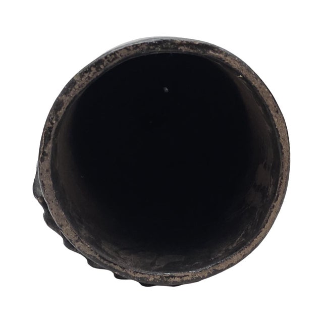 19.5" Mexican Barro Negro Mother & Child Sculpture Lamp Base For Sale - Image 11 of 11