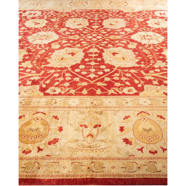 Solo Rugs Eclectic Hand-Knotted Area Rug - Red, 11' 10" x 15' 2" For Sale - Image 4 of 8